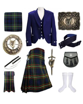 Classic Argyll  Kilt Outfit For Men