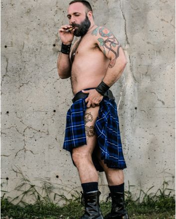 Gallicia National Tartan Kilt