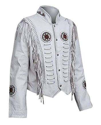 GloriousTraditional Western Leather Jacket Cowboy for sale