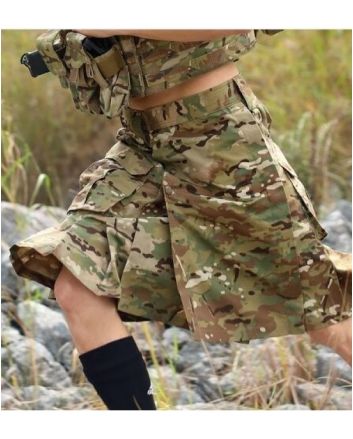 Men's Tactical Camouflage Scottish Kilt