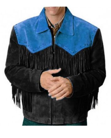 Native American Cowboy Coat Wear Fringes Beads