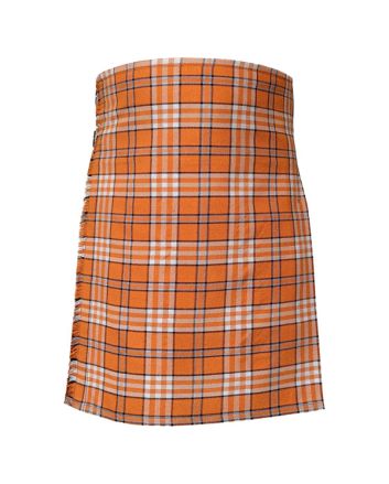 TENNESSEE VOLUNTEER ORANGE TARTAN KILT
