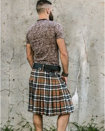 Modern Thompson Camel Tartan 
