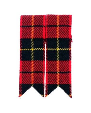 Wallace Scottish Traditional Flashes Tartan Kilt Flashes