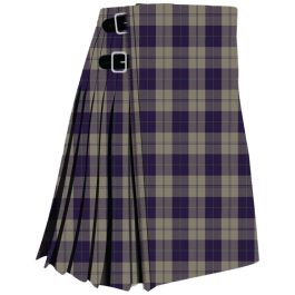Cunningham Dress Blue Dancers Tartan Crest Premium Quilt - Celtic Thistle Style