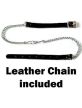 Scottish Grey Dress Rabbit Fur Sporran-With Leather Chain