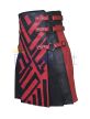 Star Wars Two Tone Leather Kilt For Men-for sale