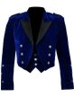Blue Velvet Prince Charlie Jacket