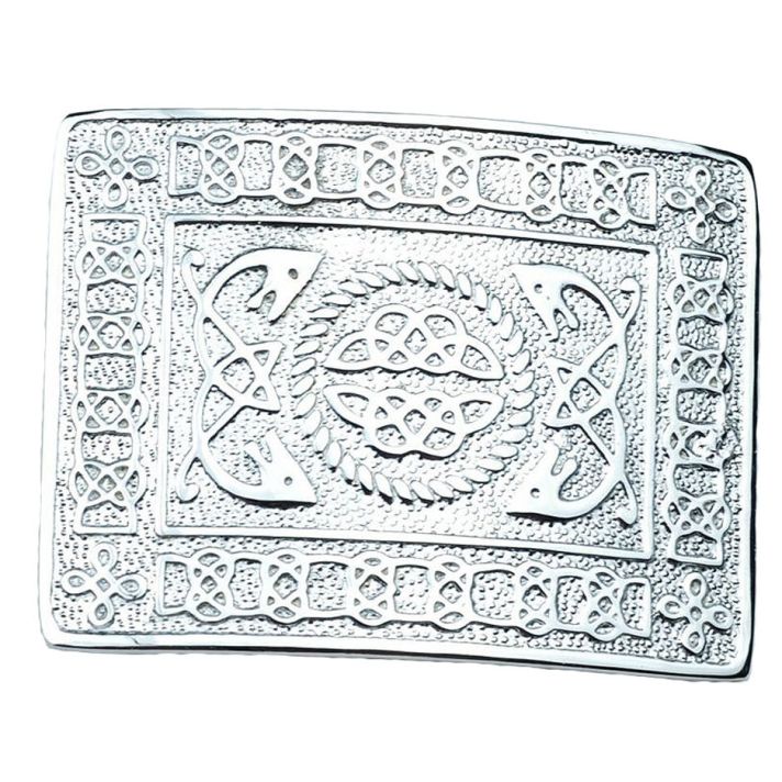 Kilt Belt Buckle Chrome Masonic Celtic 