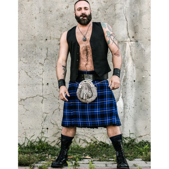 Gallicia National Tartan Kilt