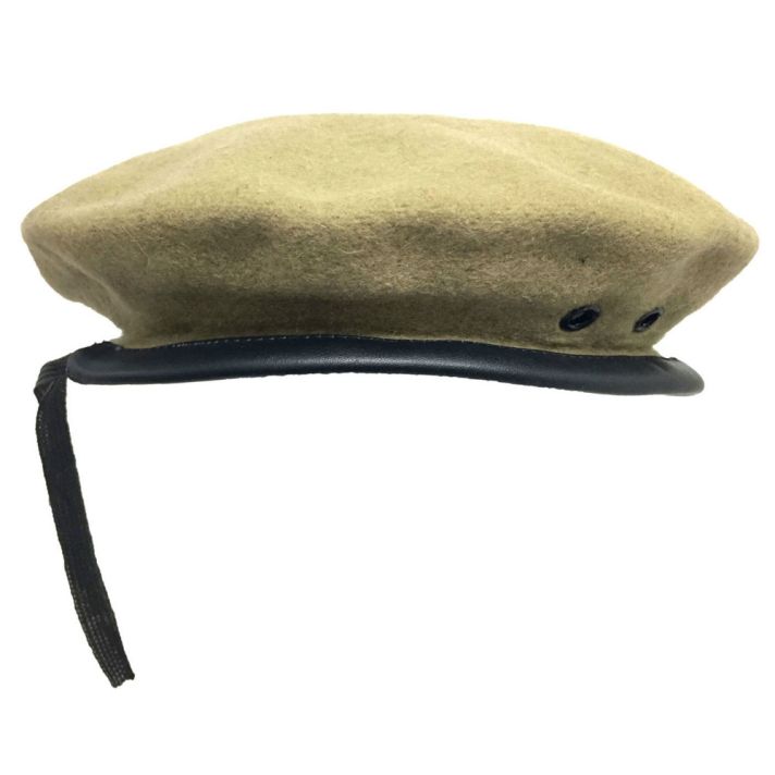 Beanie Glengarry Plain Khaki Hat