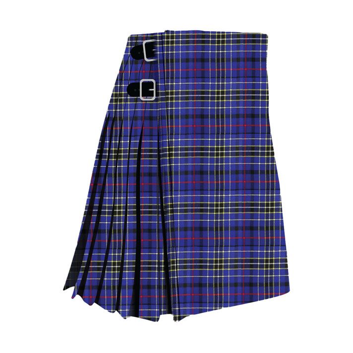 Modern Blue Tartan Kilt