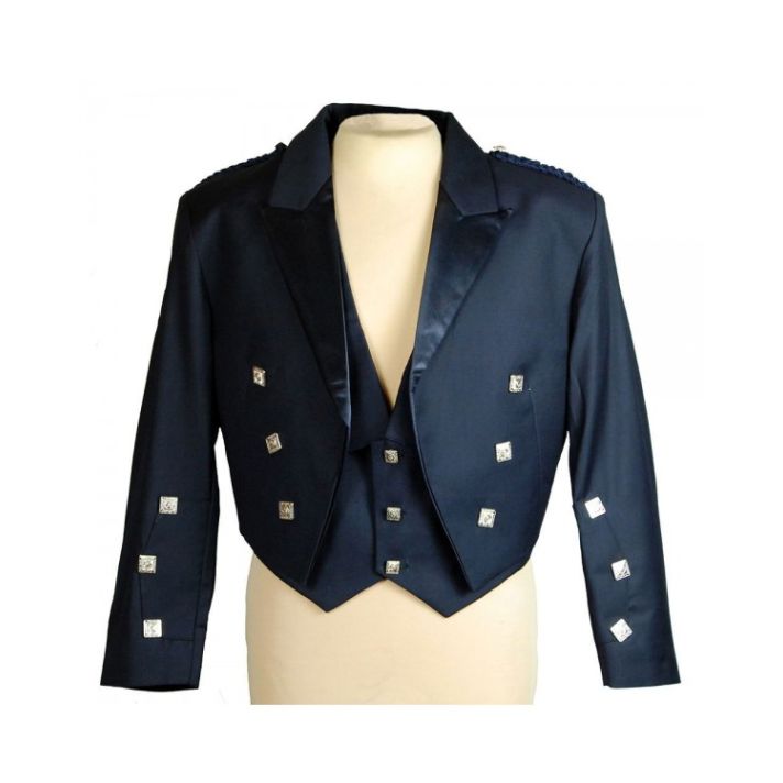 Prince Charlie Blue Kilt Jacket