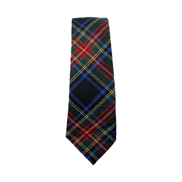 Stewart Black Tartan Tie